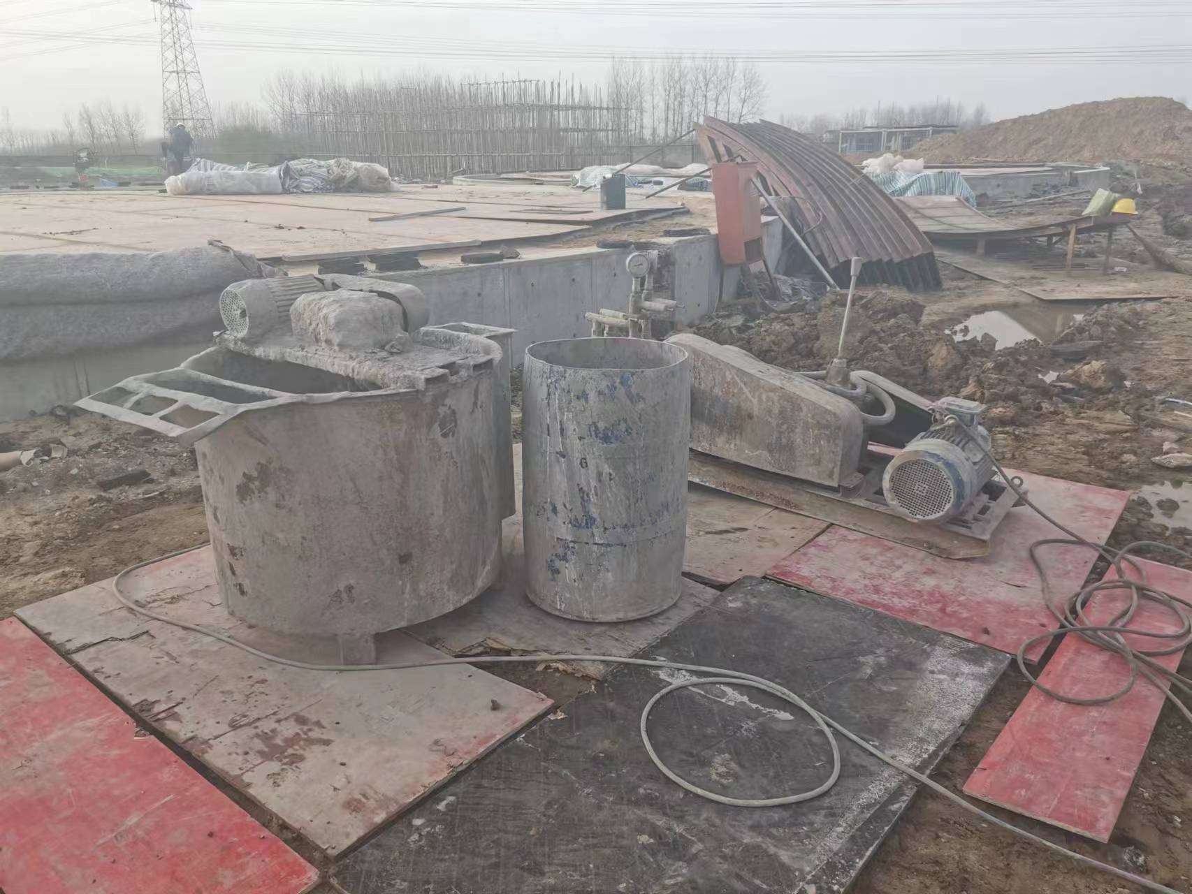 岗巴设备基础注浆