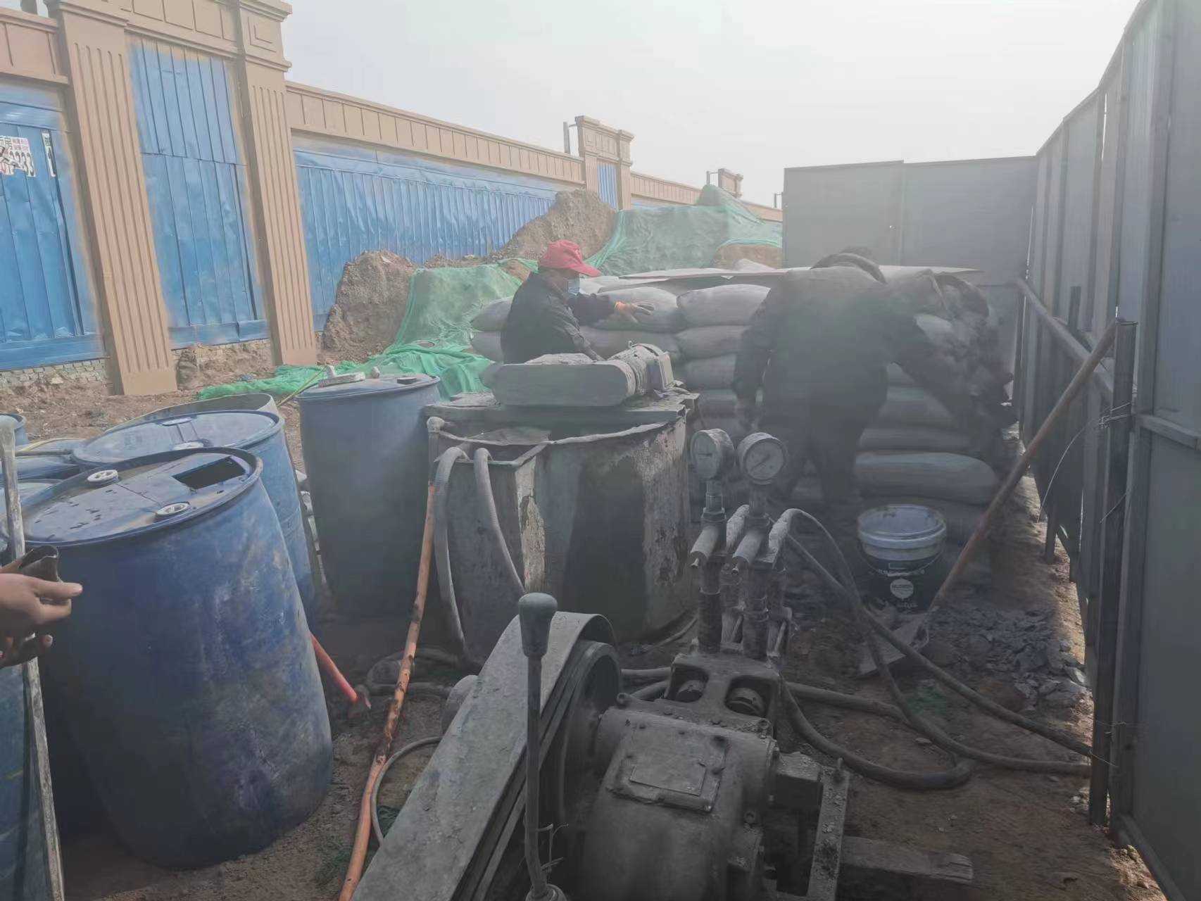 岗巴房屋下沉注浆